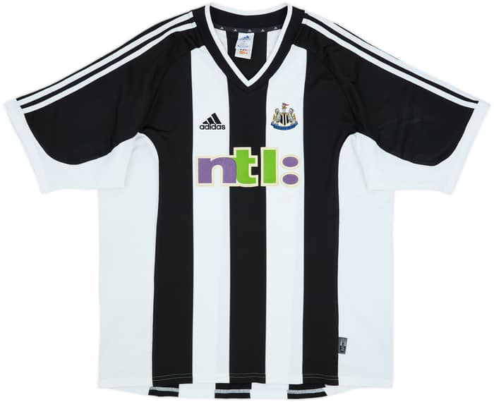 2001-03 Newcastle Home Shirt Shearer #9 - 7/10 - (XL)