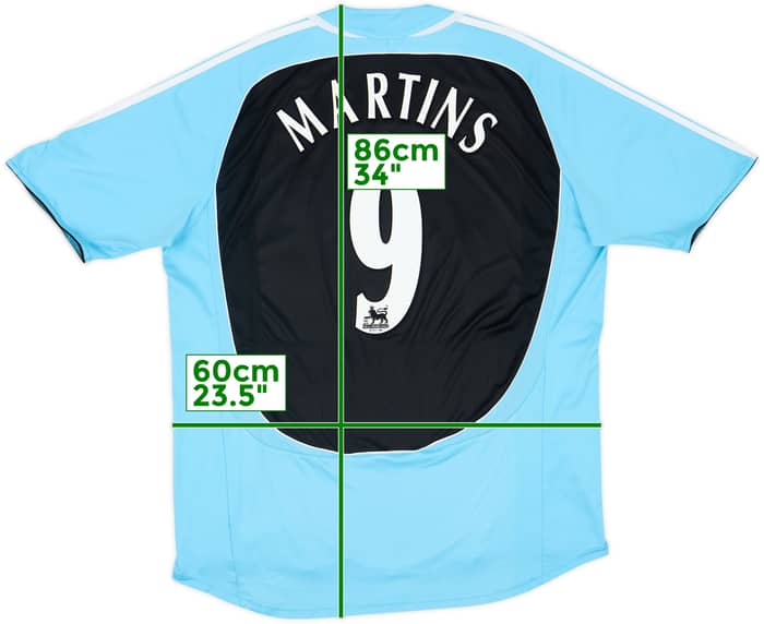 2006-07 Newcastle Third Shirt Martins #9 - 8/10 - (3XL)