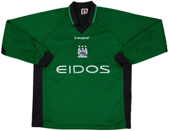 2000-01 Manchester City GK Shirt Weaver #1 - 8/10 - (L)