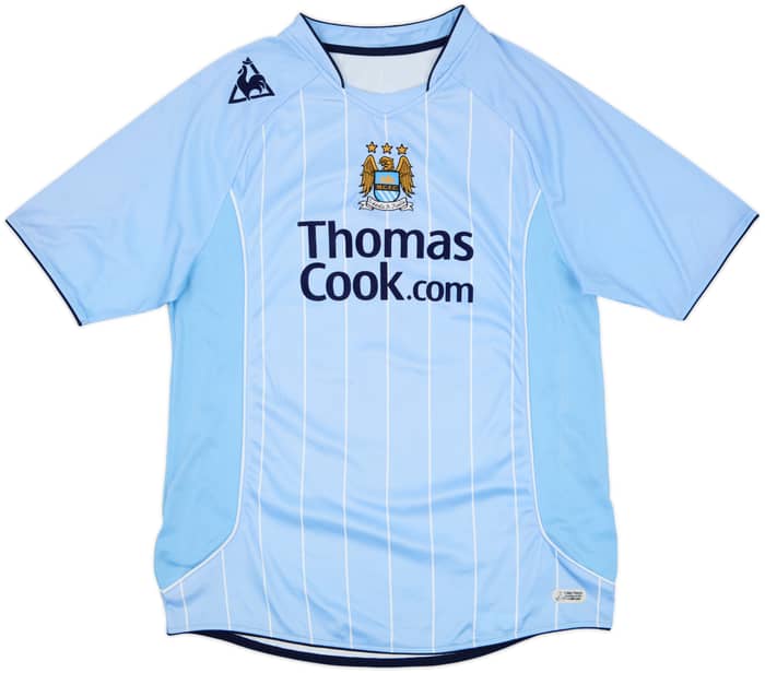 2007-08 Manchester City Home Shirt Elano #11 - 8/10 - (M)