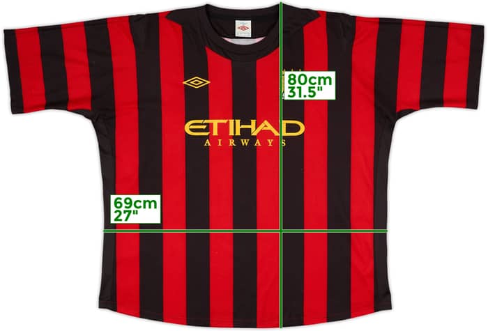 2011-12 Manchester City Away Shirt Kun Aguero #16 - 6/10 - (3XL)