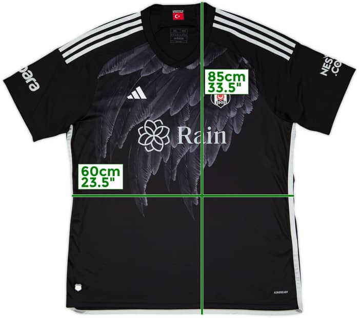 2023-24 Besiktas Away Shirt - 8/10 - (XXL)