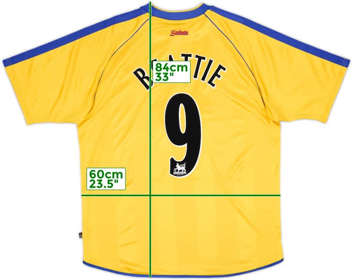 2002-04 Southampton Third Shirt Beattie #9 - 8/10 - (XXL)
