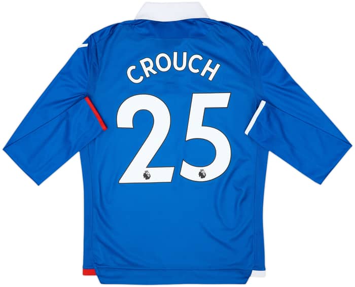 2017-18 Stoke City Away L/S Shirt Crouch #25 - 8/10 - (S)