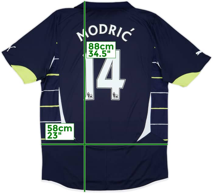 2010-11 Tottenham Third Shirt Modric #14 - 8/10 - (L)