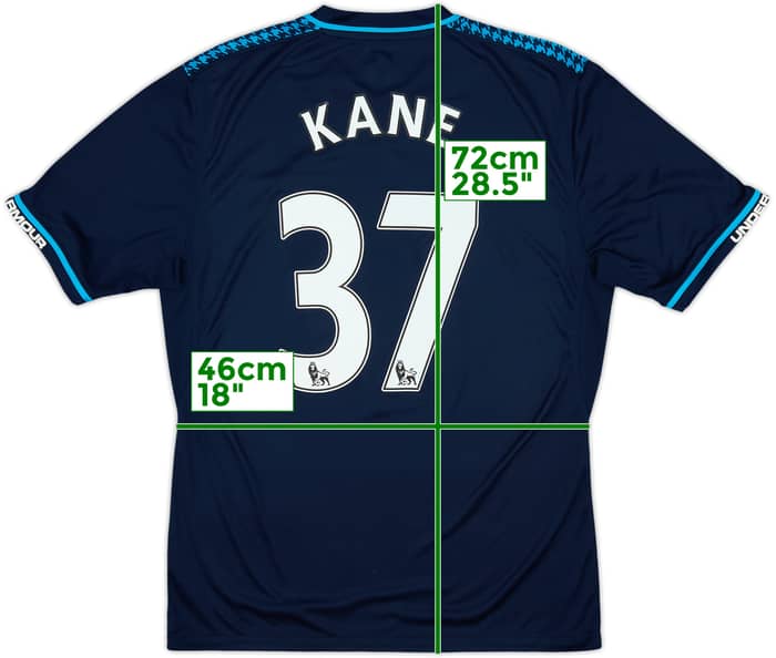 2013-14 Tottenham Third Shirt Kane #37 - 8/10 - (L)