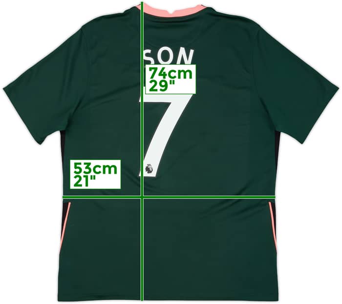 2020-21 Tottenham Away Shirt Son #7 - 6/10 - (L)