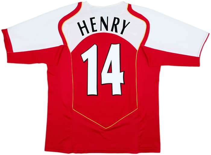 2004-05 Arsenal Home Shirt Henry #14 - 9/10 - (L)