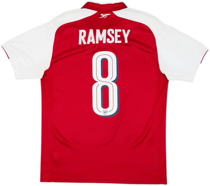 2017-18 Arsenal Home Shirt Ramsey #8 - 8/10 - (S)