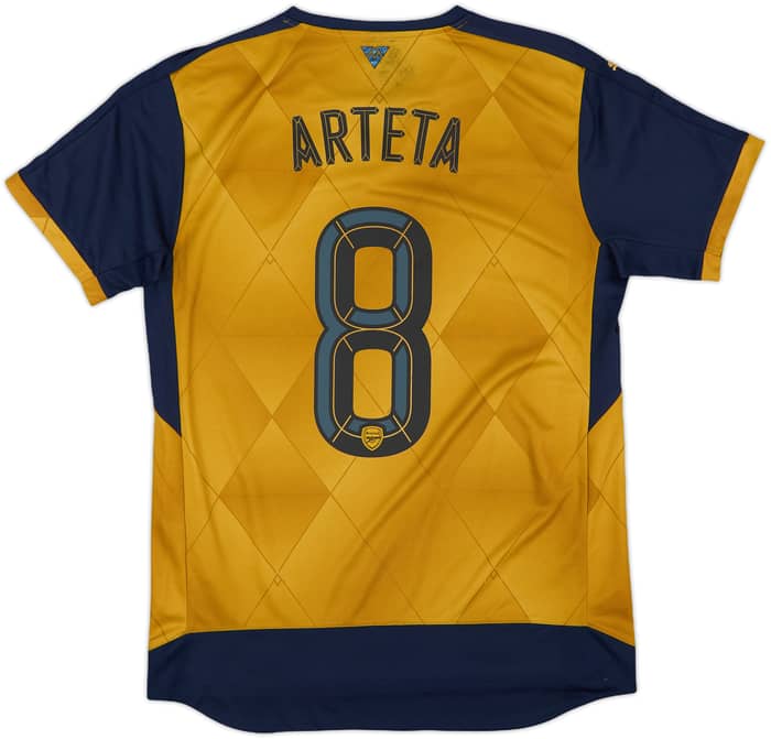2015-16 Arsenal Away Shirt Arteta #8 - 5/10 - (M)