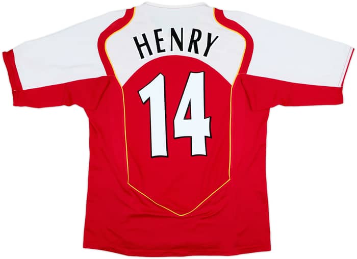 2004-05 Arsenal Home Shirt Henry #14 - 9/10 - (L)