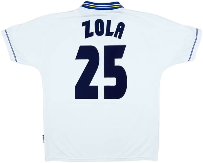 1998-00 Chelsea Away Shirt Zola #25 - 8/10 - (L)