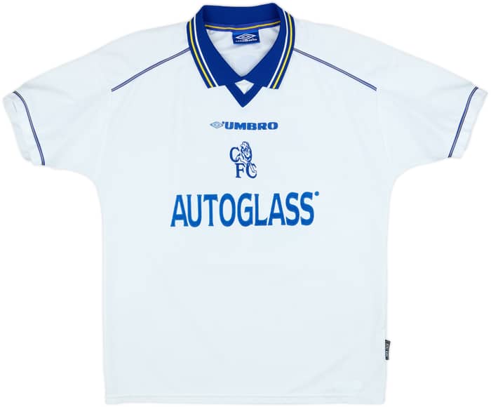 1998-00 Chelsea Away Shirt Zola #25 - 8/10 - (L)
