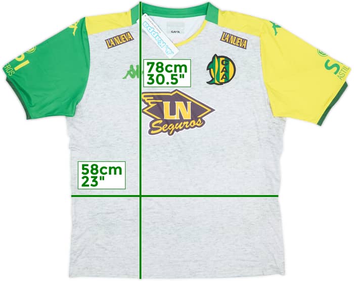 Camiseta de visitante del Club Atletico Aldosivi 2019 (XXL)