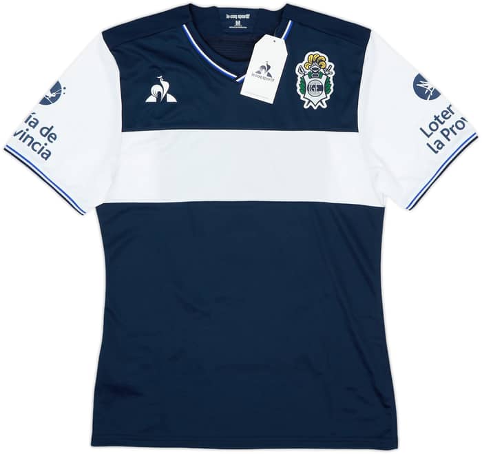 Camiseta de visitante de Gimnasia y Esgrima La Plata 2018-19 Maradona #10 (M)