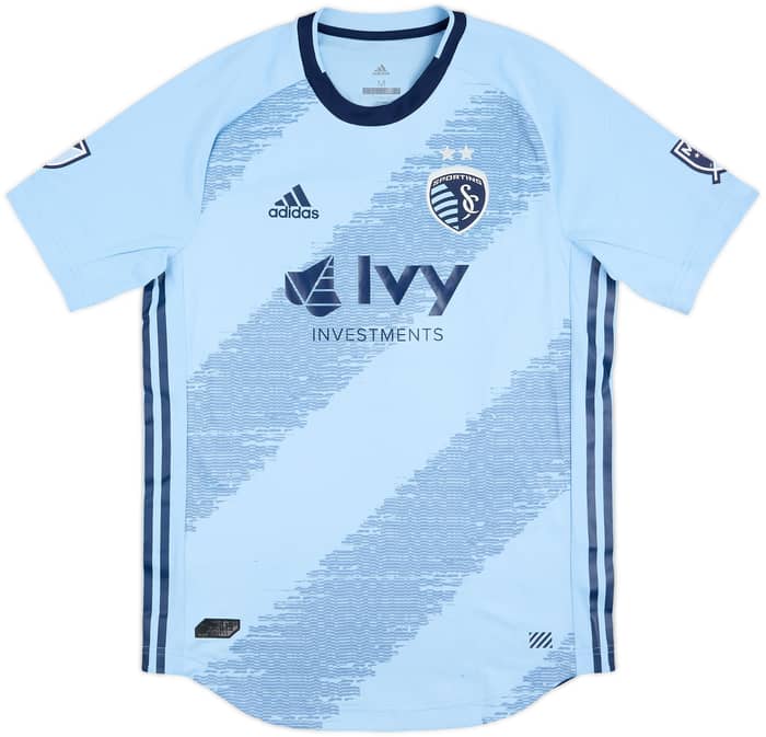 2019 Sporting Kansas City Match Issue Signed Home Shirt Russell #7
