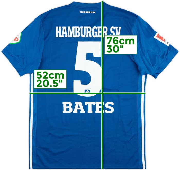 2018-19 Hamburg Match Issue Third Shirt Bates #5