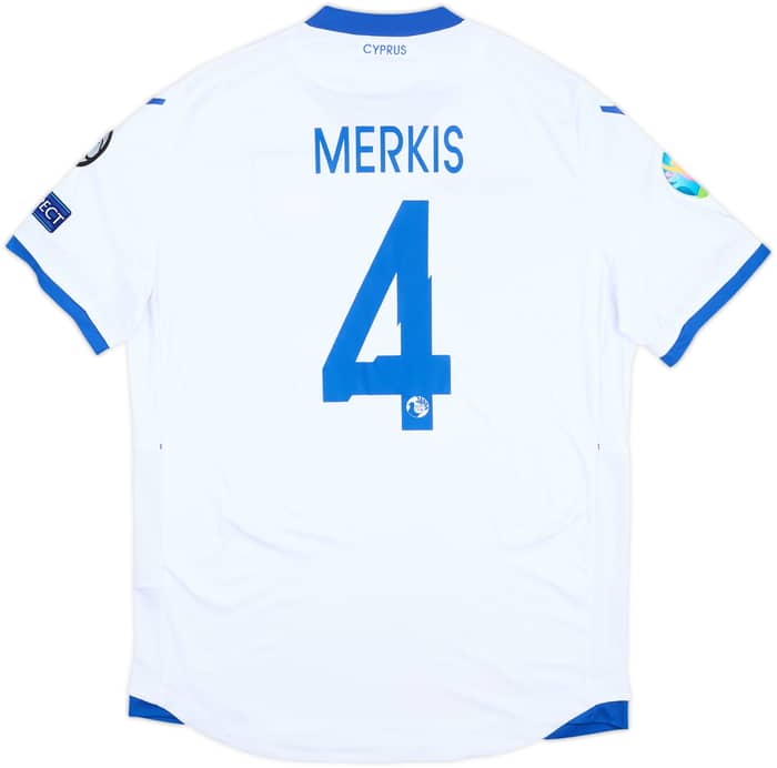 2019 Cyprus Match Issue Away Shirt Merkis #4