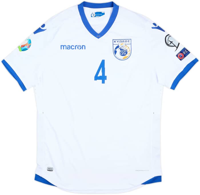 2019 Cyprus Match Issue Away Shirt Merkis #4