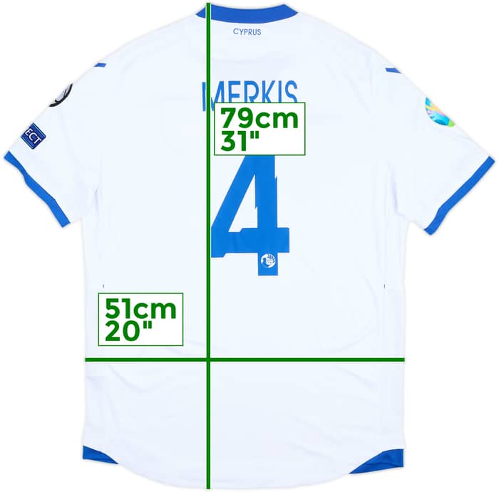 2019 Cyprus Match Issue Away Shirt Merkis #4