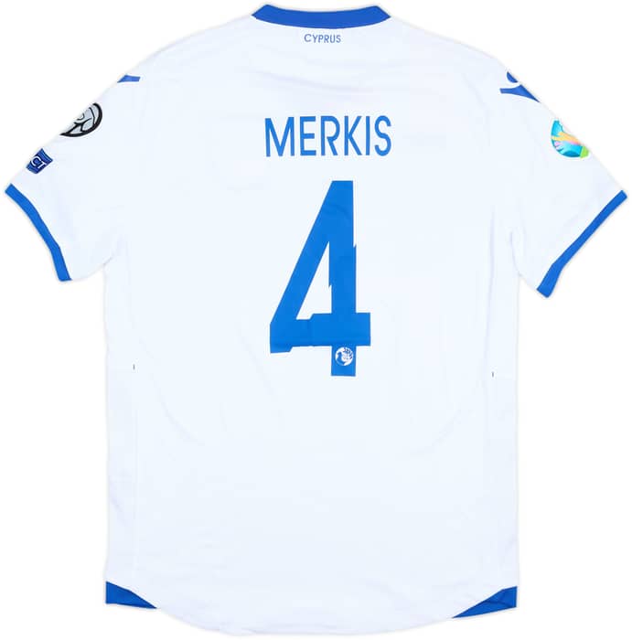 2019 Cyprus Match Issue Away Shirt Merkis #4
