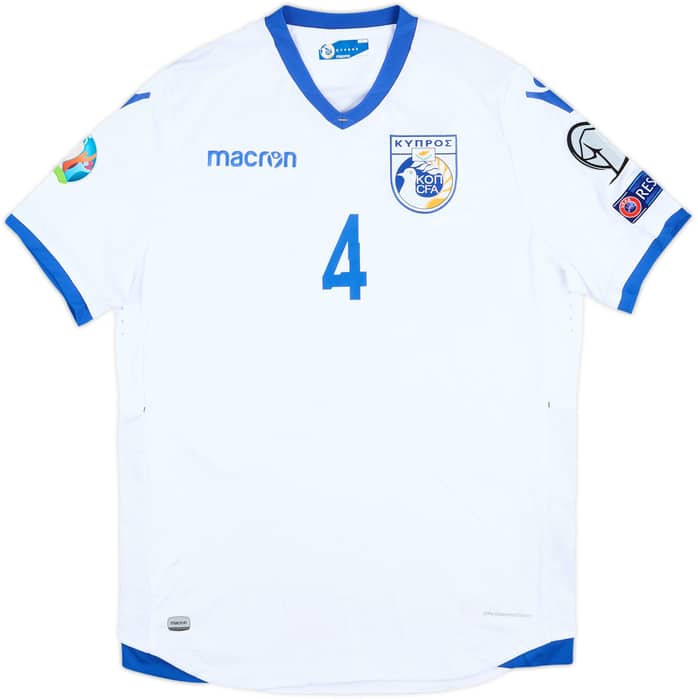 2019 Cyprus Match Issue Away Shirt Merkis #4