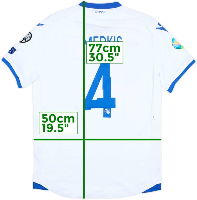 2019 Cyprus Match Issue Away Shirt Merkis #4