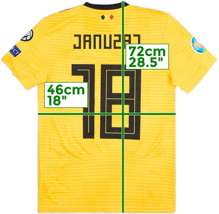 2019 Belgium Match Issue Away Shirt Januzaj #18