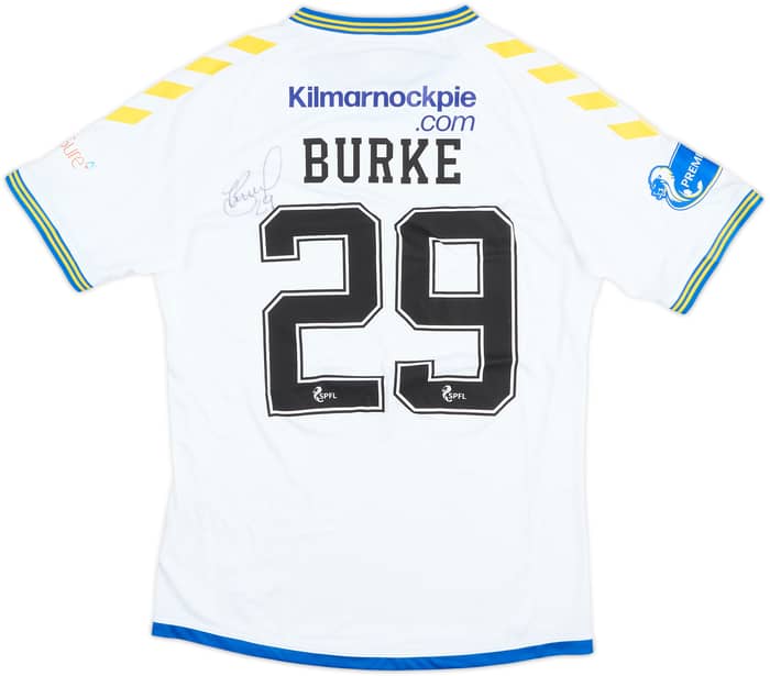 2020-21 Kilmarnock Match Issue Signed Away Shirt Burke #29