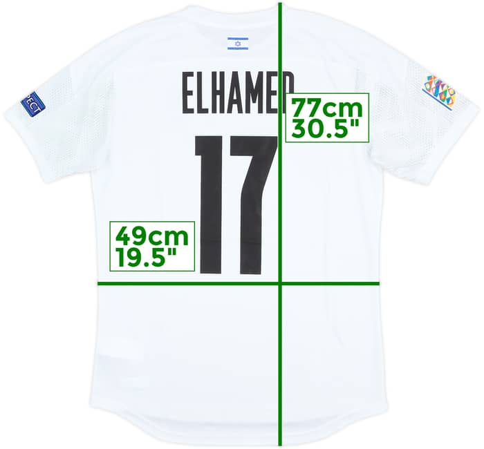 2020 Israel Match Issue Nations League Away Shirt Elhamed #17