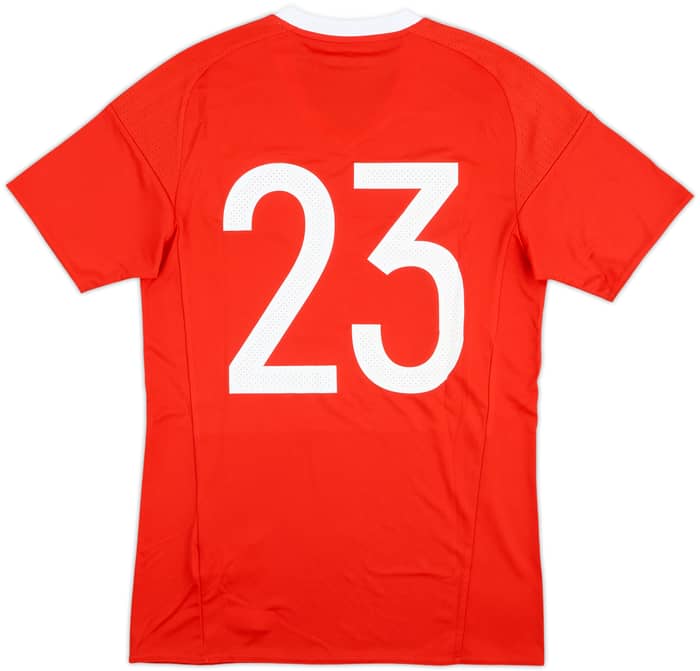 2016-17 Wales Match Issue Home Shirt #23