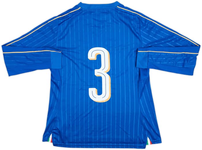2016-17 Italy Women's Match Issue Home L/S Shirt #3