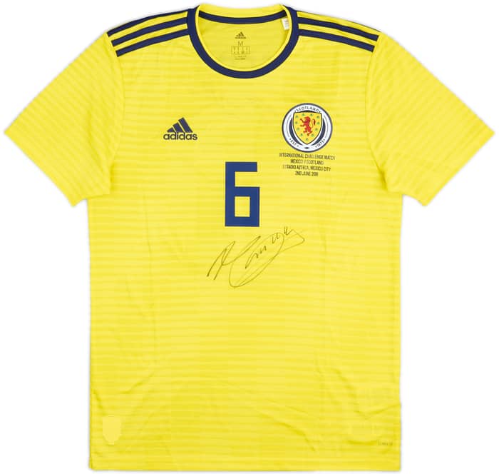 2018 Scotland Match Issue Signed Away Shirt McGeouch #6