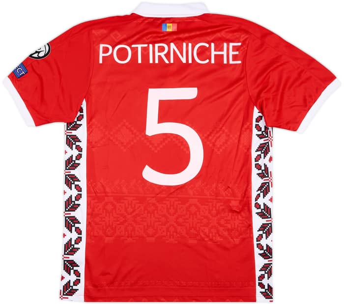 2016-22 Moldova Player Issue Third Shirt Potirniche #5