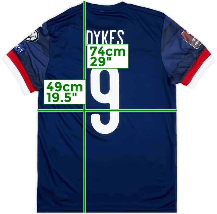 2020 Scotland Match Issue Home Shirt Dykes #9