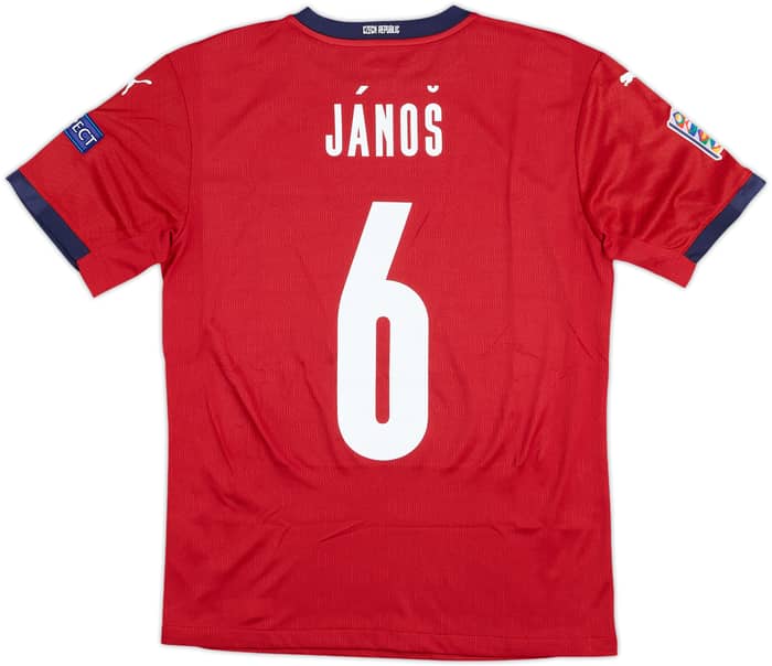2020 Czech Republic Match Issue Nations League Home Shirt Janos #6