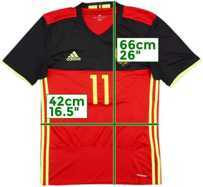 2017 Belgium Women's Match Issue Home Shirt #11