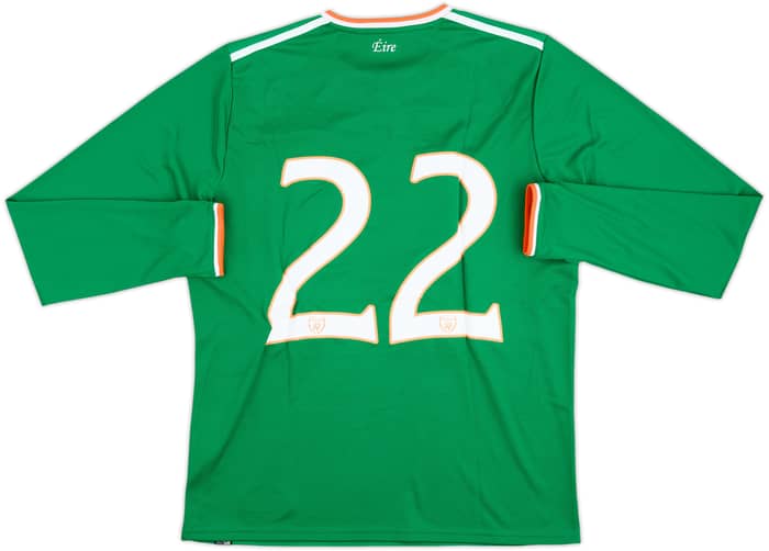 2017-18 Ireland Match Issue Home L/S Shirt #22