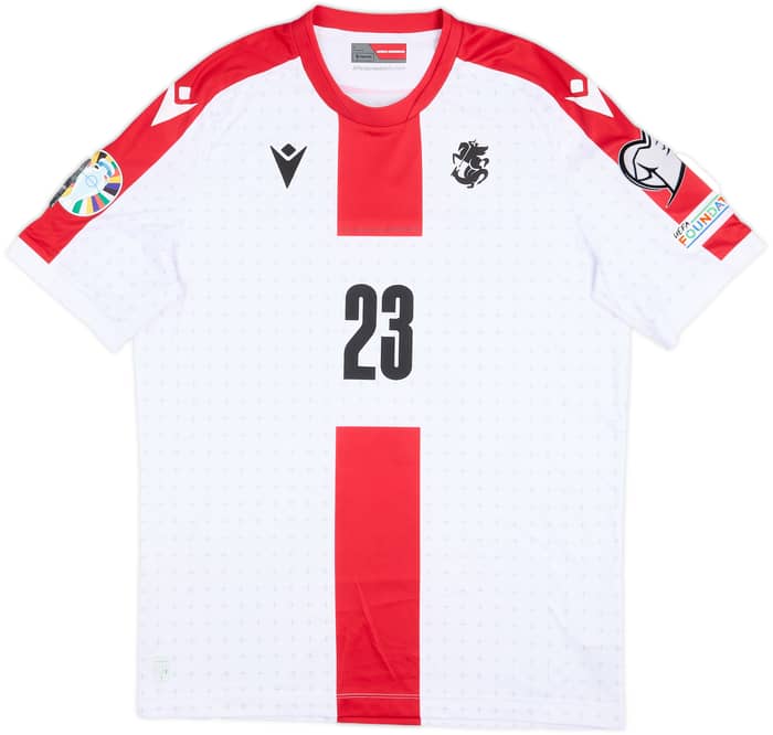 2023 Georgia Match Issue Home Shirt Dvali #23