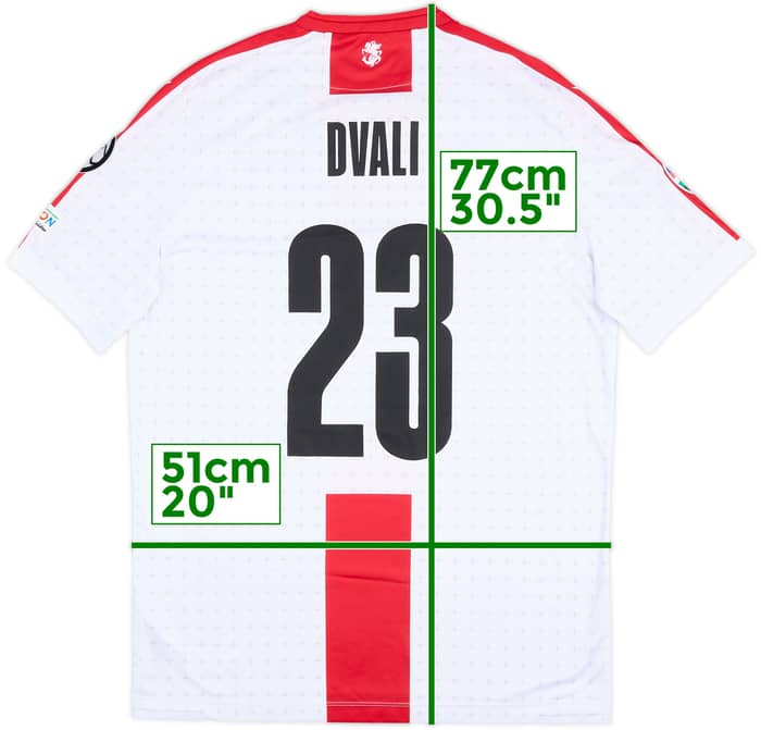 2023 Georgia Match Issue Home Shirt Dvali #23