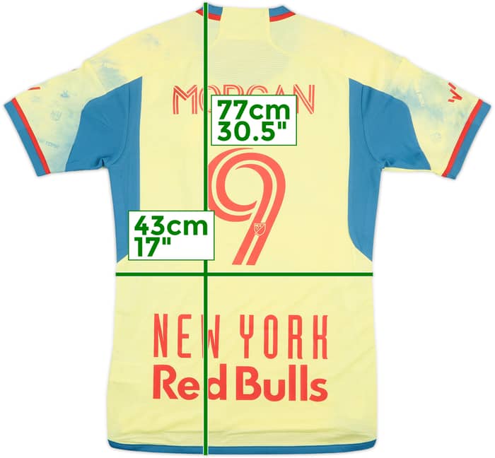 2024 New York Red Bulls Match Issue Away Shirt Morgan #9
