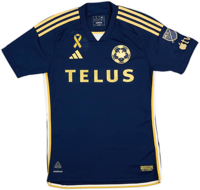 2024 Vancouver Whitecaps Match Issue Away Shirt Gauld #25