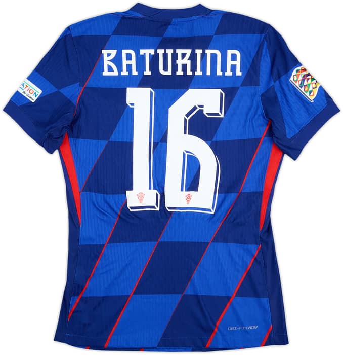 2024 Croatia Match Issue Nations League Away Shirt Baturina #16