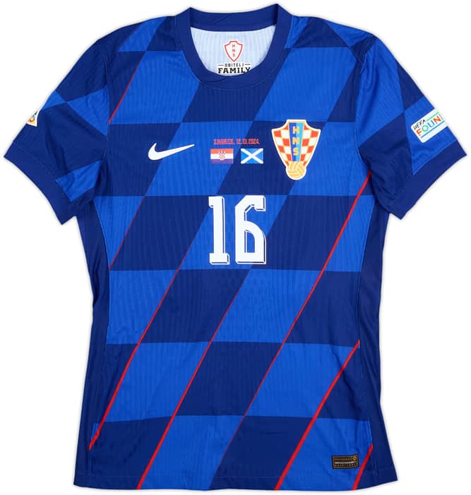 2024 Croatia Match Issue Nations League Away Shirt Baturina #16
