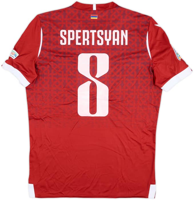 2022 Armenia Match Issue Nations League Home Shirt Spertsyan #8