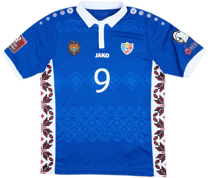 2016-22 Moldova Match Issue Home Shirt Nicolaescu #9