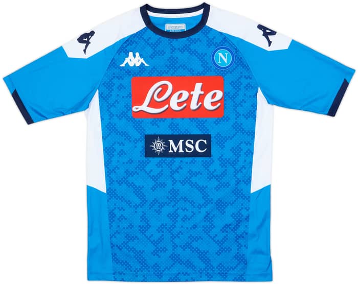2019-20 Napoli Home Shirt Koulibaly #26 - 8/10 - (S)
