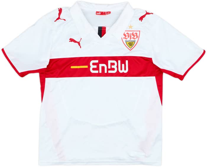 2007-08 Stuttgart Signed Home Shirt - 5/10 - (XL.Boys)