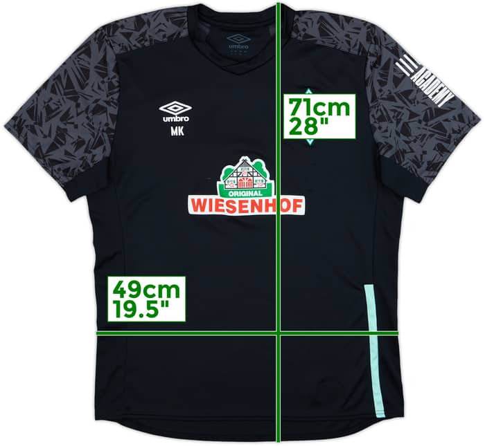 2019-20 Werder Bremen Staff Issue Umbro Training Shirt MK - 6/10 - (L)