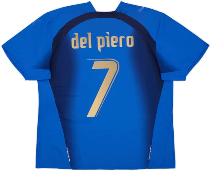 2006 Italy Home Shirt Del Piero #7 - 4/10 - (XL)